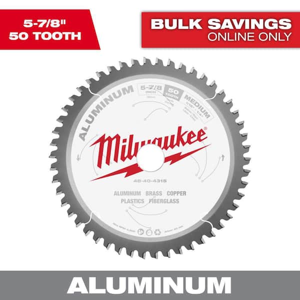 5-7/8 in. x 50 Carbide Teeth Aluminum Cutting Circular Saw Blade