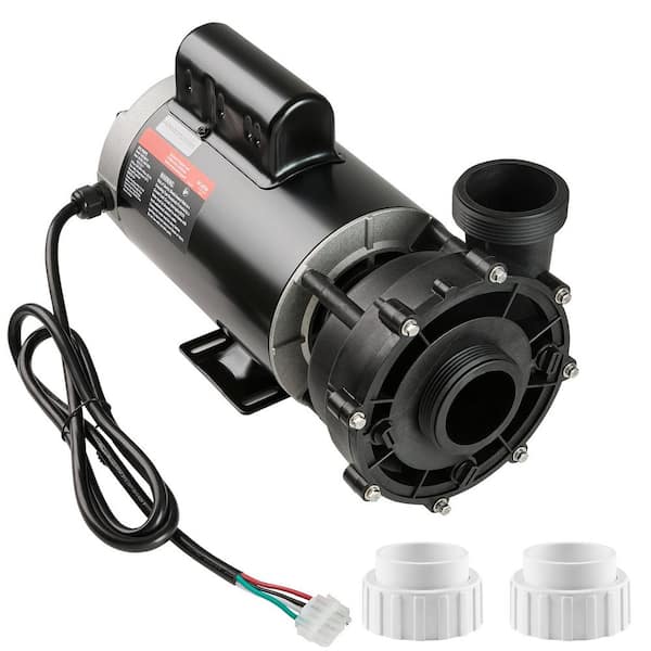 2 Speed SPA Pump, 56-Frame, Hot tub SPA Pump, 4HP/210GPM/65. 61ft High Speed or 0. 7HP/103GPM/16. 07 ft. Low Speed