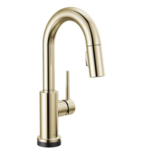 Trinsic Touch2O with Touchless Technology Single Handle Bar Faucet in Polished Nickel