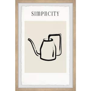 "Sheer Simplicity" by Marmont Hill Framed Home Art Print 12 in. x 8 in.