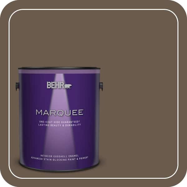 BEHR MARQUEE 1 gal. #PPU5-02 Aging Barrel Eggshell Enamel Interior Paint & Primer