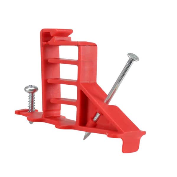 Cable Clip Hand Tool with Plastic Handle, White Color Family, 50 Pack, Secures Power, Coax, Data Cables