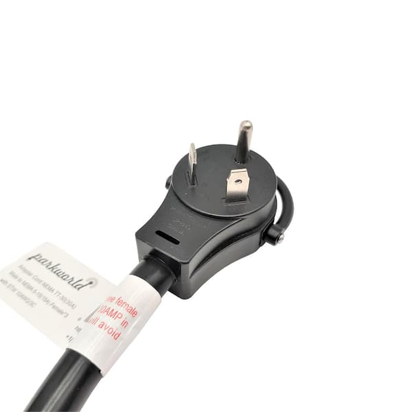 25 ft. 10/3 RV 30 Amp 125-Volt TT-30P Plug to 3x 5-15R Adapter Cord (NEMA TT-30P to (3)5-15R) - The Home Depot