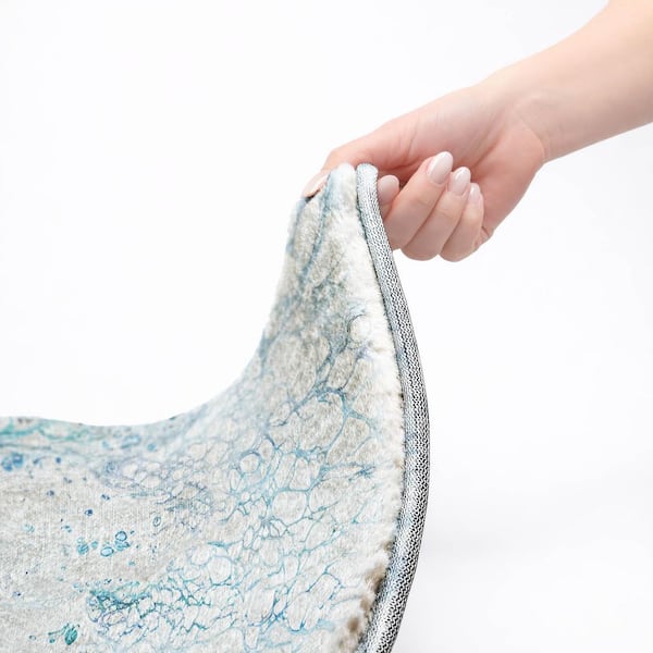 Dream Shag Premium Machine Washable Abstract ADS63 Shoreline 5 ft. x 7 ft. 6 in. Area Rug