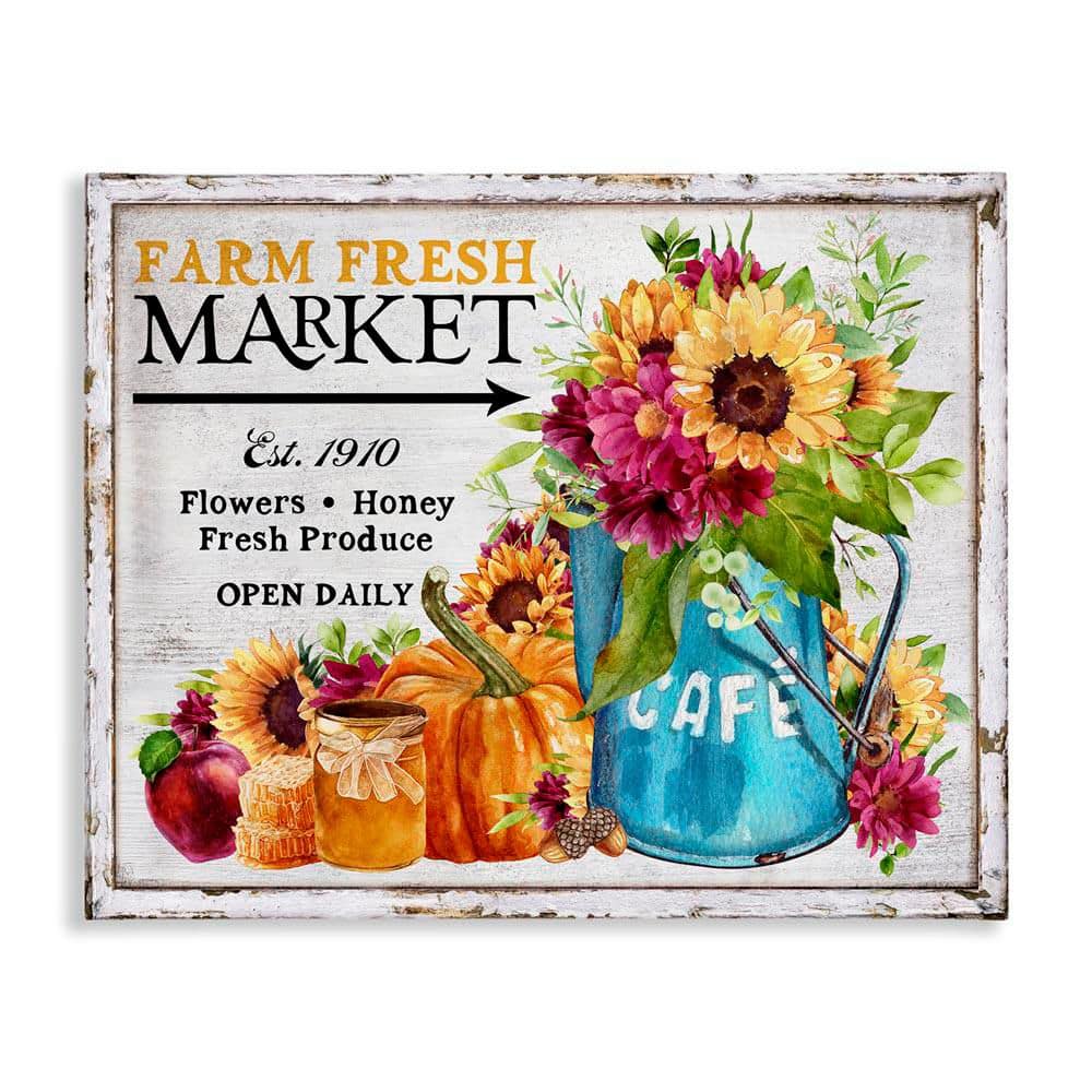 Fall Farm Market by Creatif Belle Unframed Nature Graphic Art Print 16 in. x 20 in. price history on PriceWatchPro