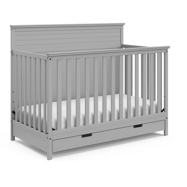 Storkcraft gray outlet crib