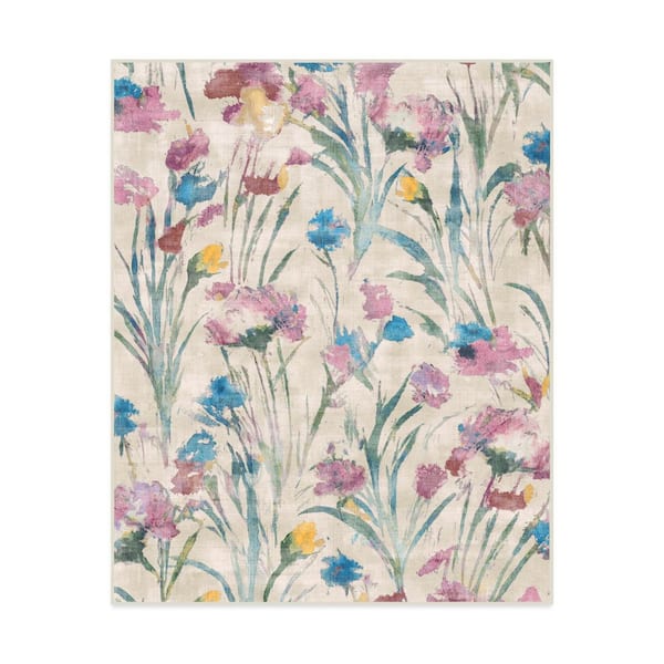 Machine Washable Rug with Standard Pad - Abeline Multicolor 8 ft. x 10 ft.