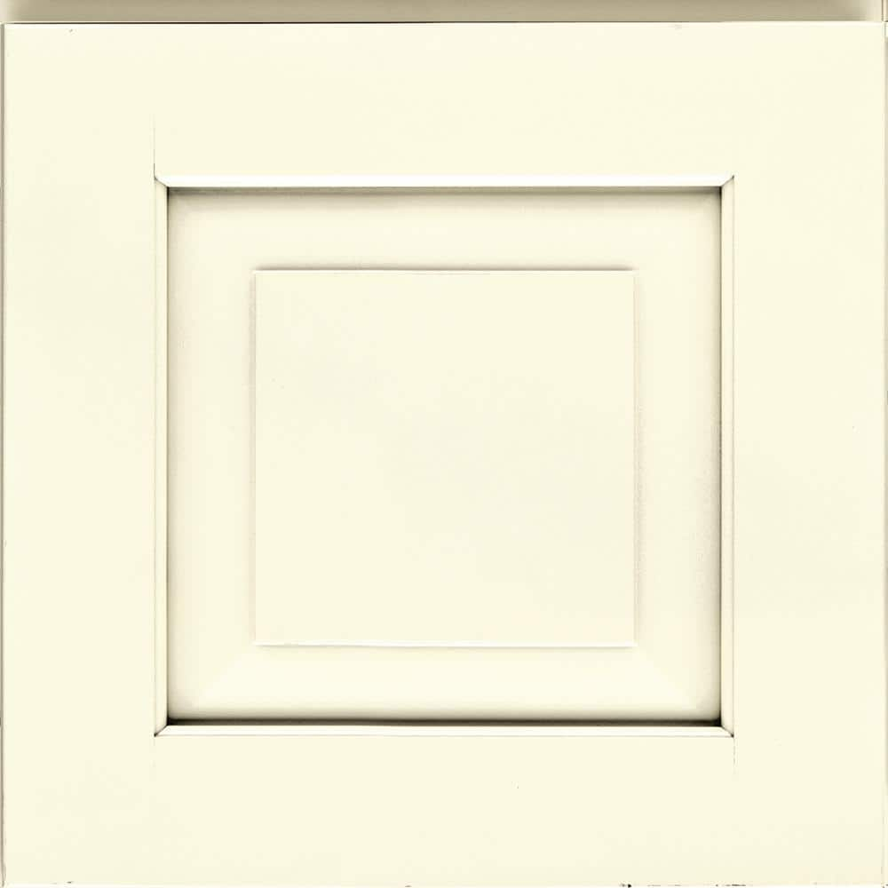 KraftMaid 14 5 8 In X 14 5 8 In Cabinet Door Sample In Warm White   Warm White Kraftmaid Kitchen Cabinet Samples Rdcds Wld4 G87d 64 1000 