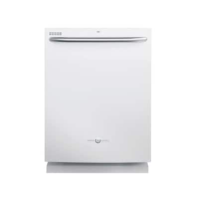 Top Control Dishwasher in White with Steam Cleaning
