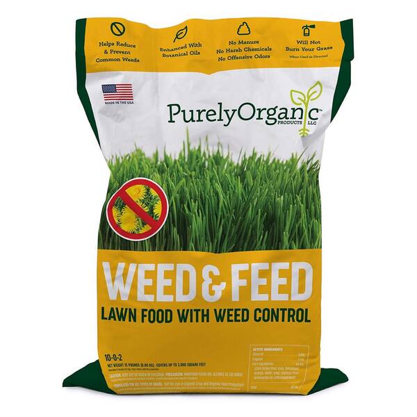 Reviews for Purely Organic Products 15 lbs. 3,000 sq. ft. Weed and Feed