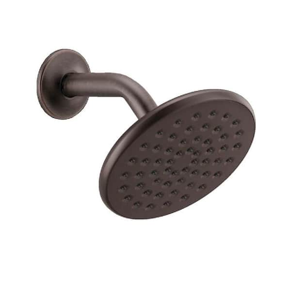 1-Spray Patterns 1.75 GPM 6.13 in. Wall Mount Fixed Shower Head in Venetian Bronze