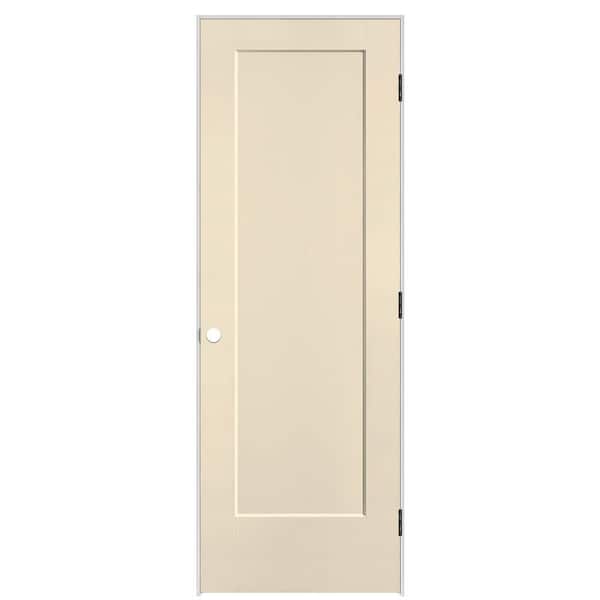 28 in. x 80 in. 1-Panel Lincoln Park Left-Hand Solid Core Golden Haystack Molded Composite Single Prehung Interior Door