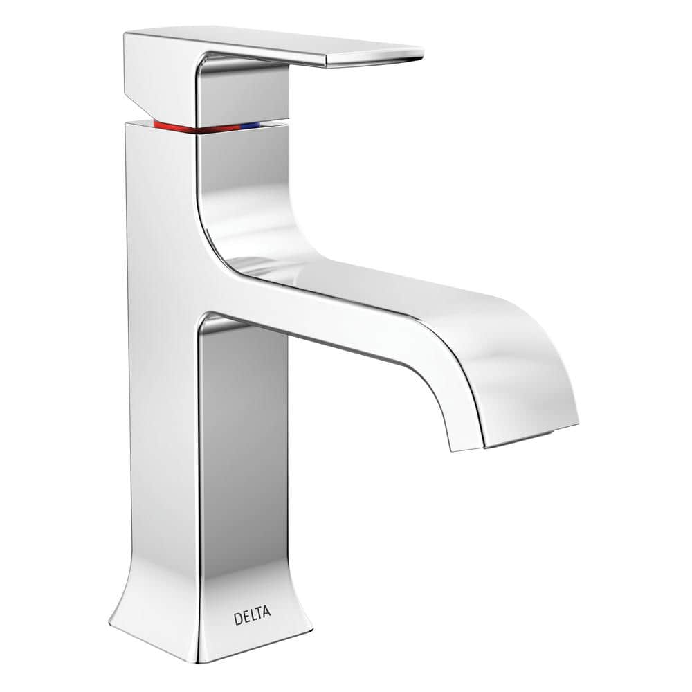 delta-velum-single-handle-single-hole-bathroom-faucet-with-deckplate