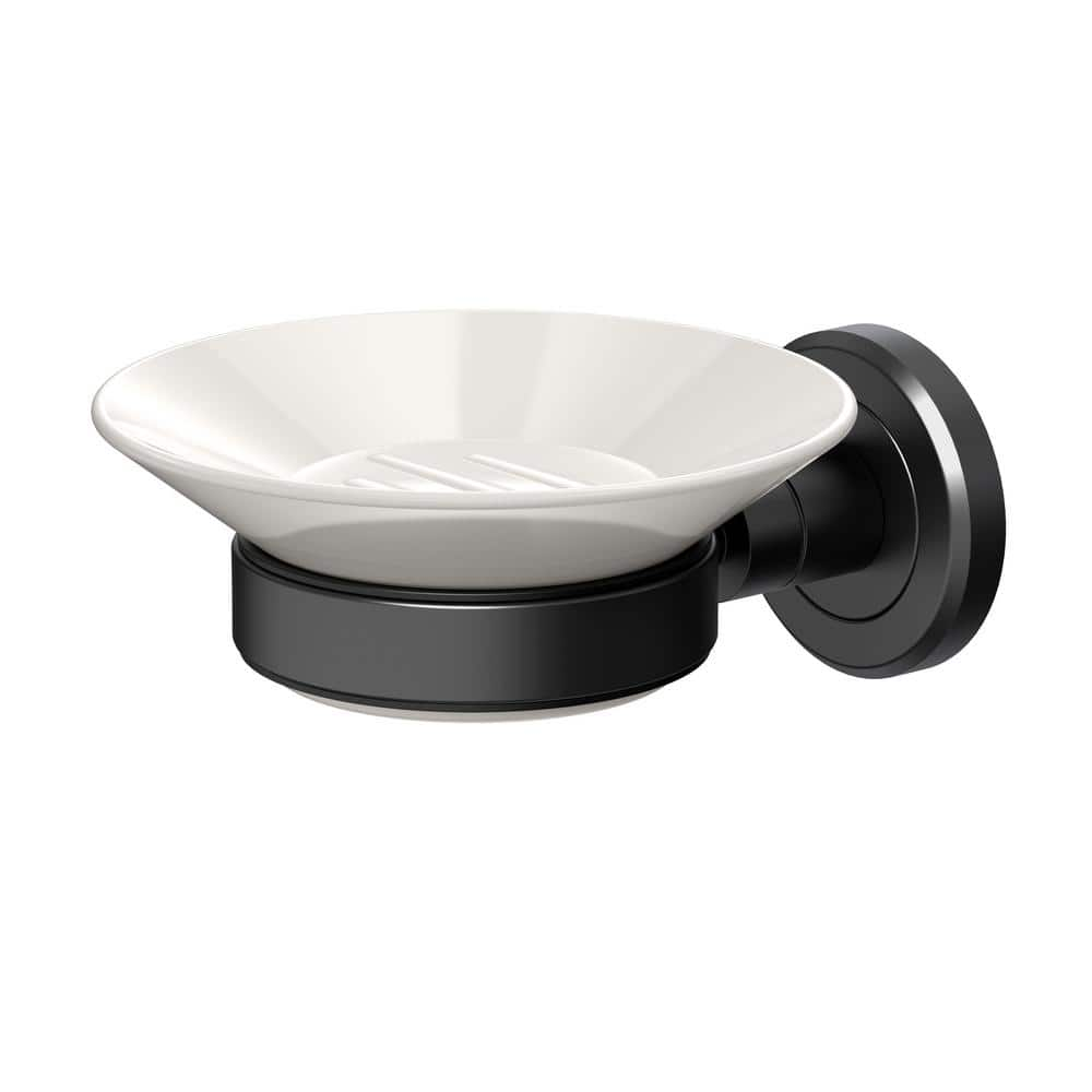 Gatco Latitude II Soap Dish Holder in Matte Black