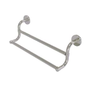 Remi Collection 24 in. Wall Mounted Double Towel Bar in Satin Nickel