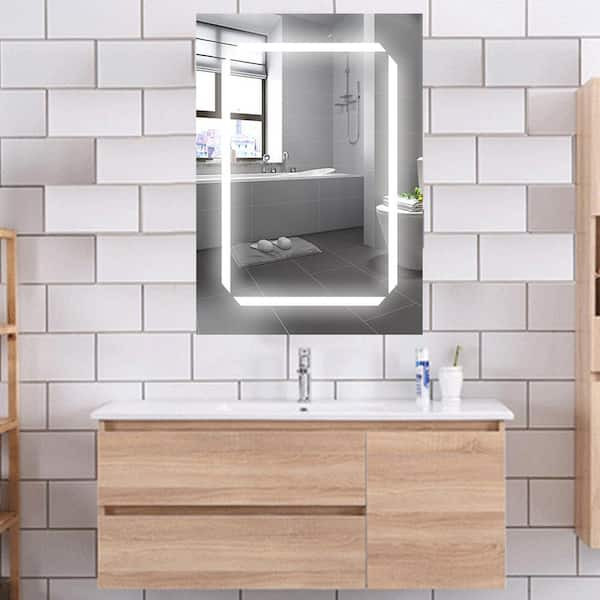 WhizMax LED Bathroom Medicine Cabinet with Mirror,Wall Mounted