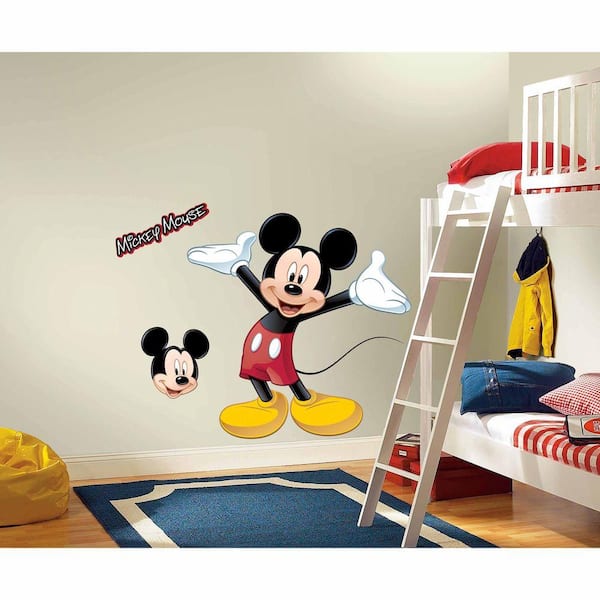 RoomMates 5 in. x 11.5 in. Mickey & Friends - Mickey Mouse Clubhouse Capers  Peel and Stick Wall Decal RMK2555SCS - The Home Depot