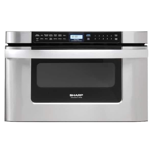 24 in. 1.2 cu. ft. Built-in Microwave Drawer with Auto-Touch Control and Sensor Cook in Stainless Steel