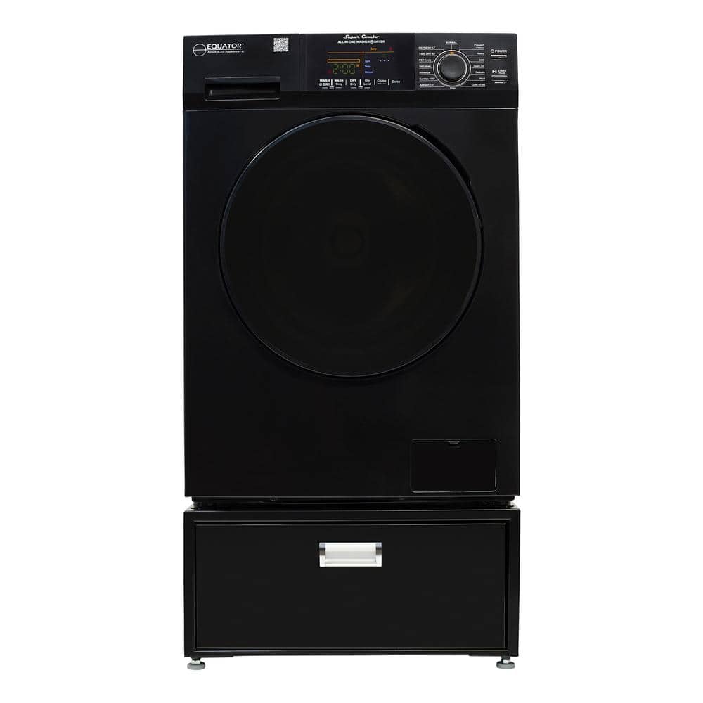 1.62 cu. ft. 110-Volt Vented Sani Combo Washer Dryer Combo Pet Cycle and Pe