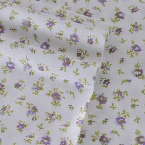Petite Fleur Floral 300-Thread Count Cotton Sheet Set