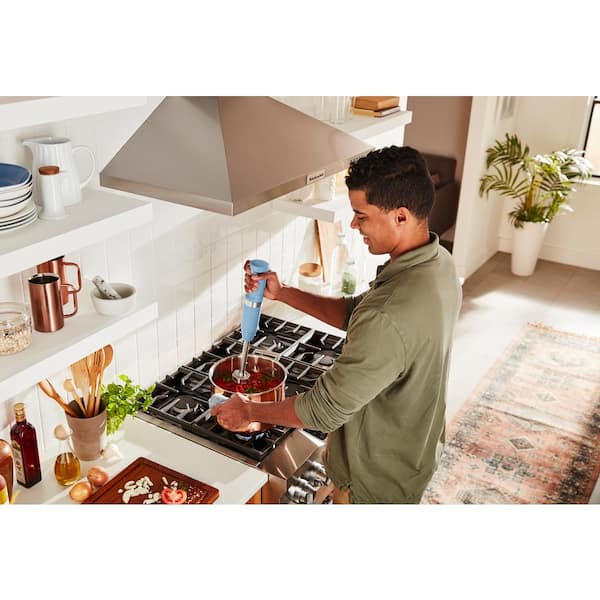 KitchenAid Blue Velvet Cordless Small Appliances Set | Hand Mixer, Hand  Blender & Food Chopper