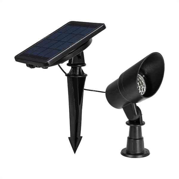 Progressive Black Solar Integrated LED Landscape Flood Light with Adjustable Color Temperature