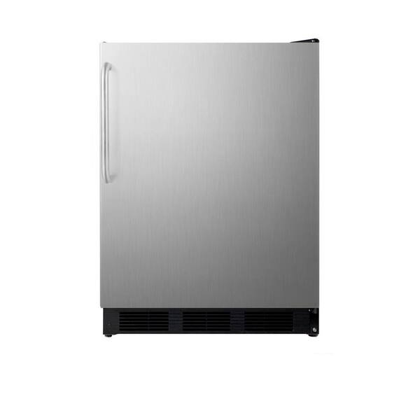 Summit Appliance 5.1 cu. ft. Mini Refrigerator in Stainless Steel