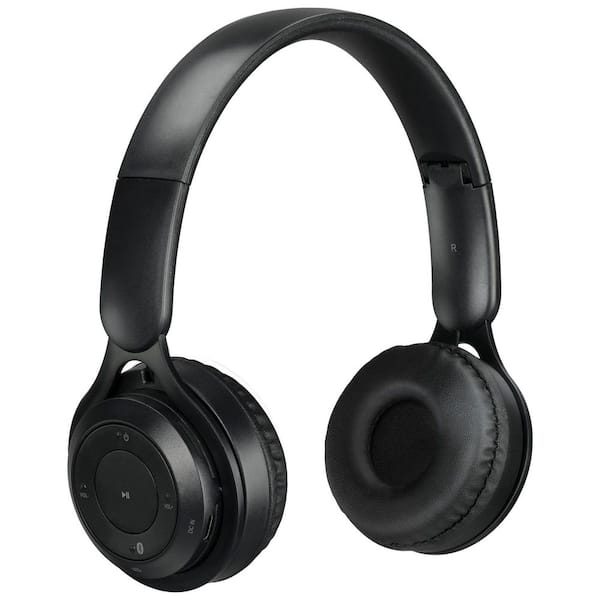 Black Wireless Bluetooth Over the Head Headphones