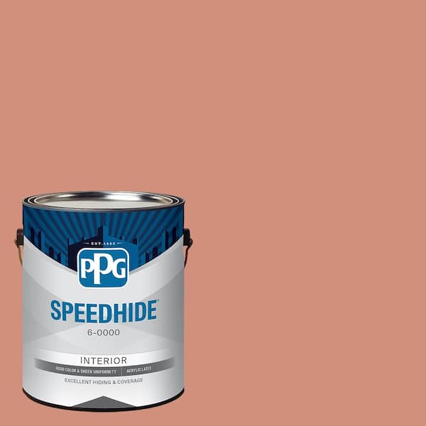 SPEEDHIDE 1 gal. PPG1063-5 Orange Essential Semi-Gloss Interior Paint