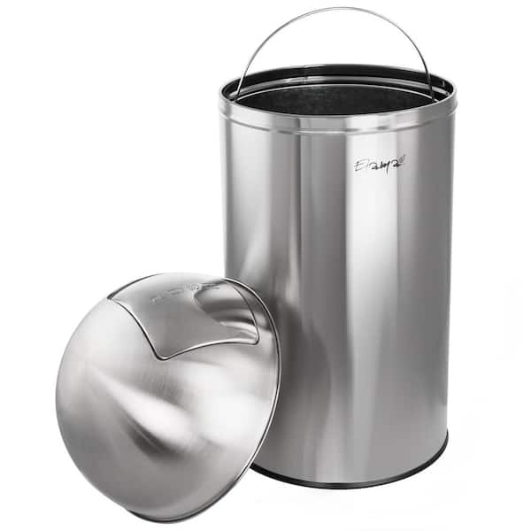PayLessHere 13 Gallon 50 Liter Kitchen Trash Can High-Capacity with Lid  Brushed Stainless Steel - Matthews Auctioneers