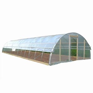 3.9 Mil Plastic Covering Clear Polyethylene Greenhouse Film UV Resistant for Grow Tunnel and Garden Hoop