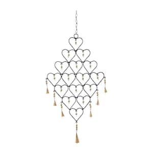 27 in. Gold Metal Industrial Windchime