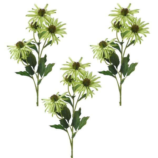 Regency International 29 in. Green Artificial Echinacea Flower Buds