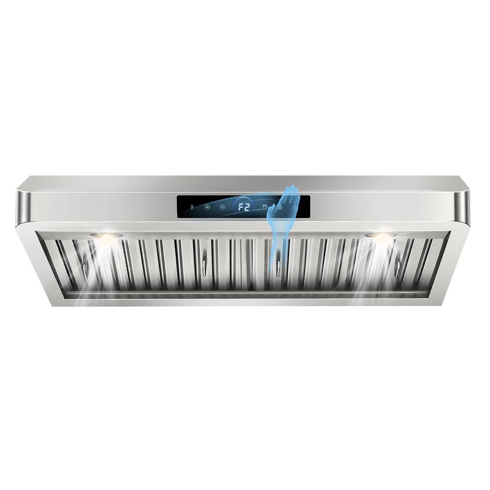 30 in. 600 CFM Ducted Under Cabinet Range Hood with 4-Speed Gesture Sensing & Touch, Stainless Steel price history on PriceWatchPro