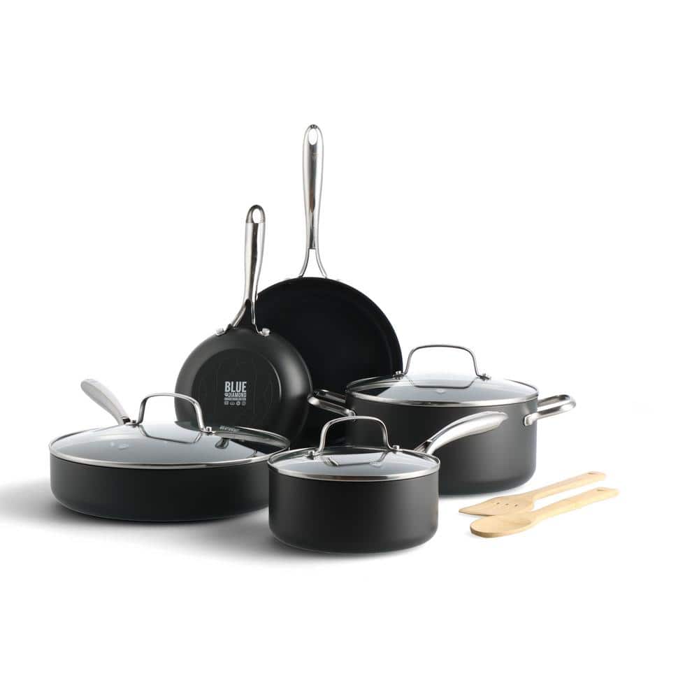 As Seen On TV Blue Diamond Infused 20-pc. Aluminum Non-Stick Cookware Set