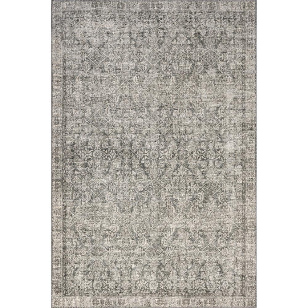 Hillstone Collection Traditional Vintage Medallion Calianna Grey 9 ft. x 12 ft. Area Rug price history on PriceWatchPro