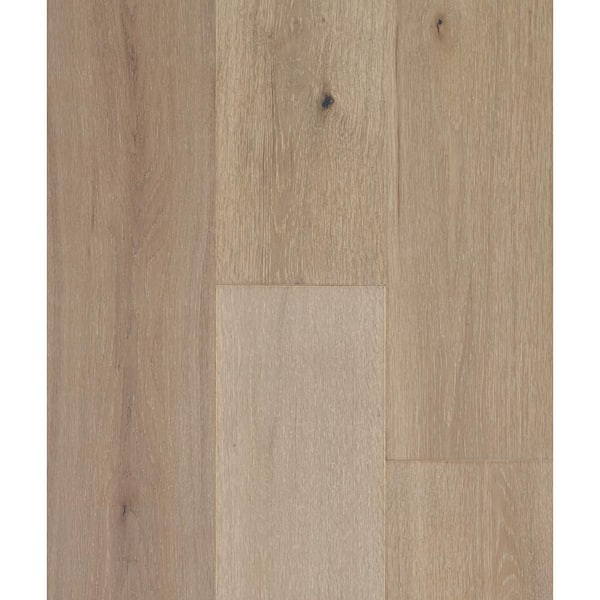 Sure+ Belgian Linen White Oak 6.5 mm T x 6.5 in. W Waterproof Engineered Hardwood Flooring (21.7 sq. ft./case)