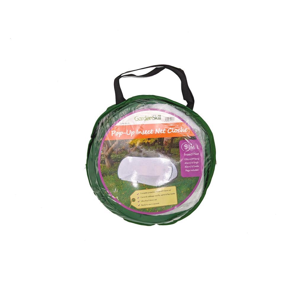 39 in. L x 16 in. W x 16 in. H English Garden White Nylon Pop-Up Insect and