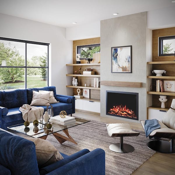 Modern Ember Highmark Traditional 38 in. Electric Fireplace Insert
