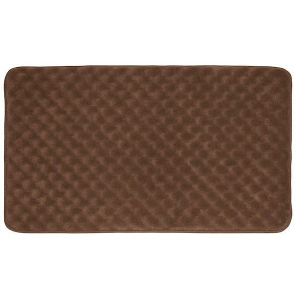 BounceComfort Massage Aqua 17 in. x 24 in. Memory Foam Bath Mat