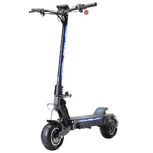 6000-Watt Folding Adult Electric Scooter 30Ah Battery Up to 50MPH Speed 10 in. Off Road Escooter 60 Miles
