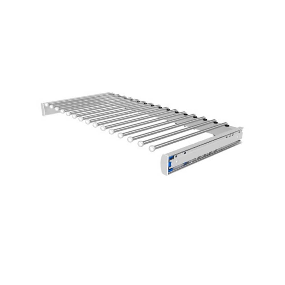 30 in. Polished Chrome Pullout Valet Rod Pants Organizer with Soft-Close for Custom Closet Systems price history on PriceWatchPro