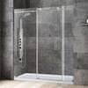 WOODBRIDGE 72 in. W x 76 in. H Frameless Sliding Shower Door with ...