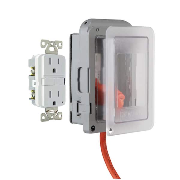 Commercial Electric 1-Gang Extra Duty Non-Metallic Low
