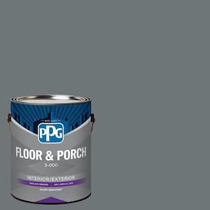 1 gal. PPG1012-6 Volcanic Ash Satin Interior/Exterior Floor and Porch Paint