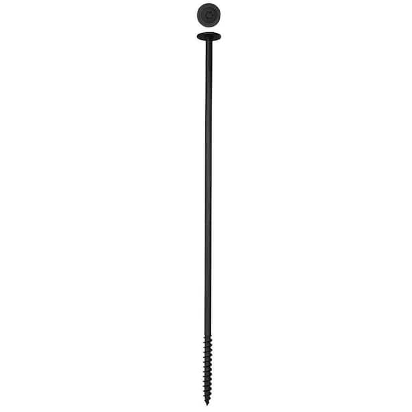 5/16 in. x 12 in. Exterior Washer Head Structural Wood Lag Screws Powerlags Torx T-Star (50 Each) Bit Included