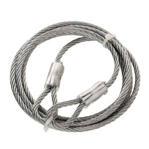 3/8 in. x 9 ft. Galvanized Cable Sling with Loops