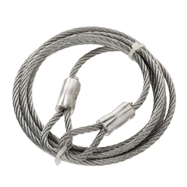 Everbilt 3/8 in. x 9 ft. Galvanized Cable Sling with Loops