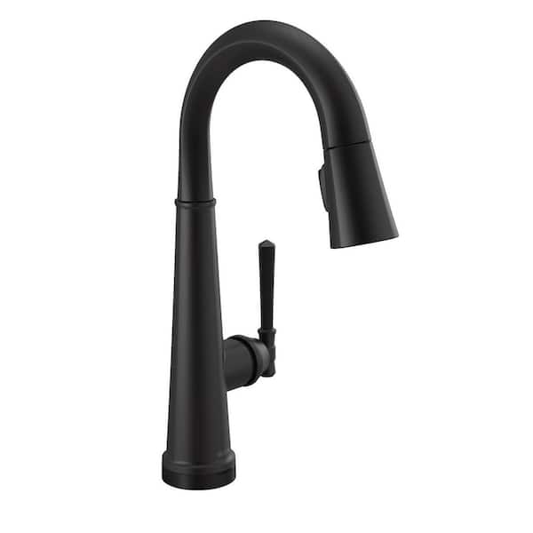 Emmeline Touch2O with Touchless Technology Single Handle Bar Faucet in Matte Black