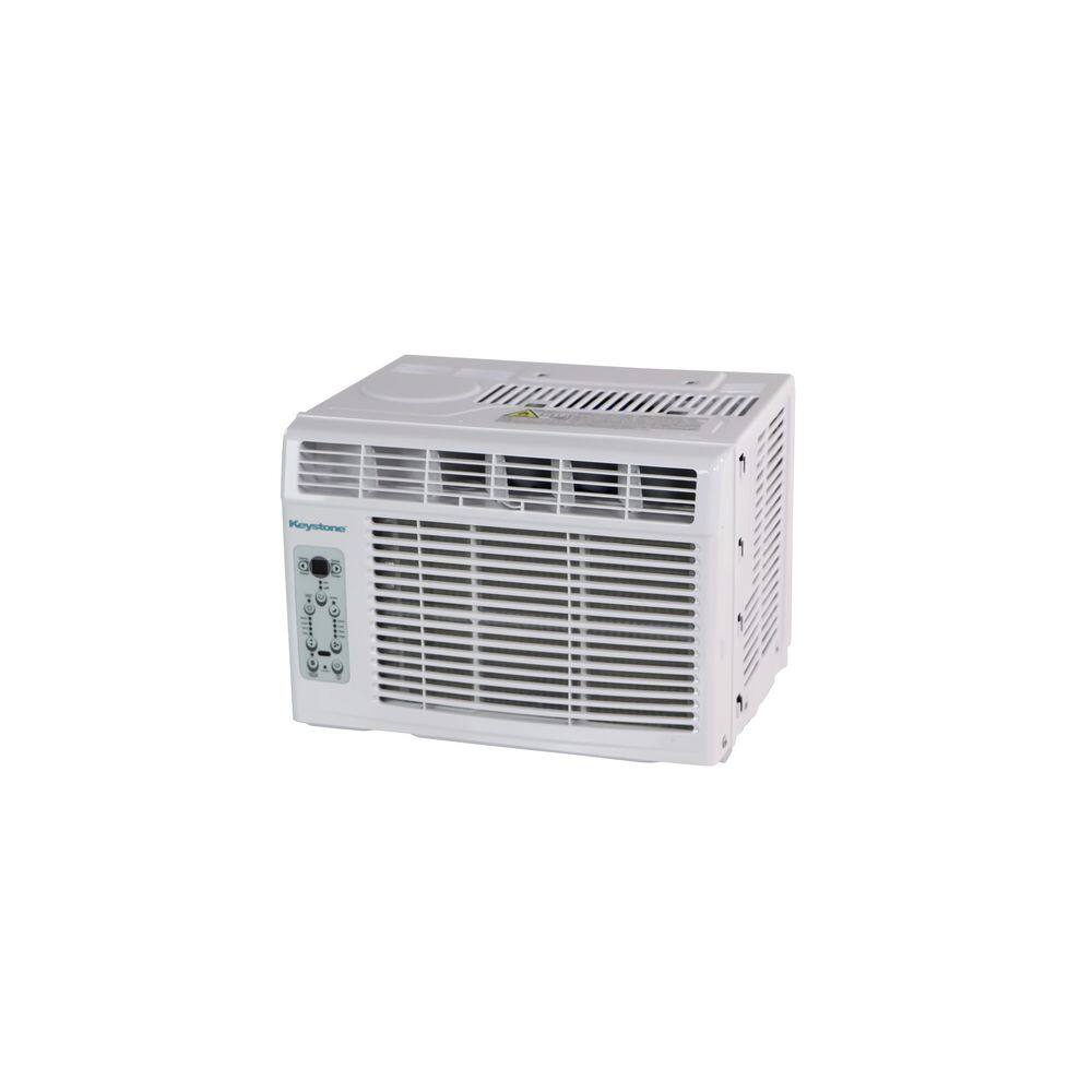 Efficient 5,000 BTU White Window Air Conditioner with Remote Control